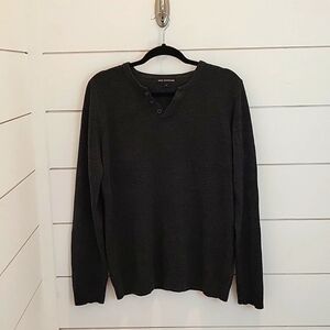 RED HERRING large black pullover sweater